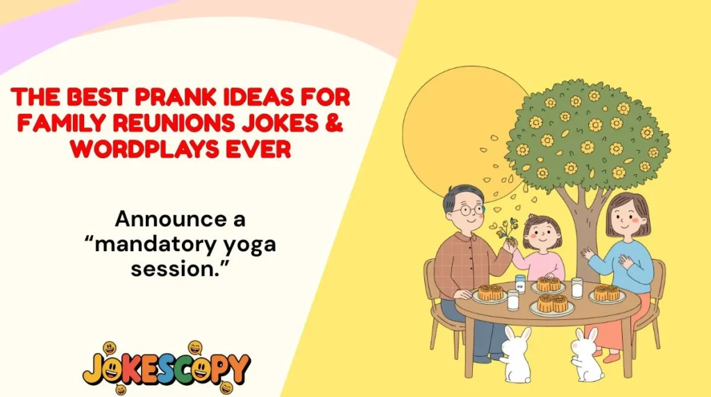 The Best Prank Ideas for Family Reunions Jokes & Wordplays Ever