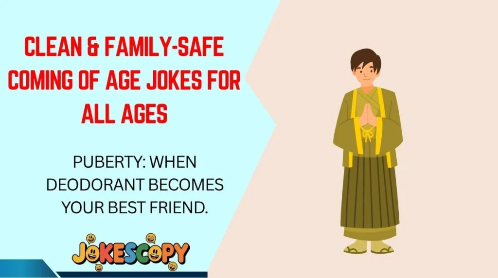 Clean & Family-Safe Coming of Age Jokes for All Ages