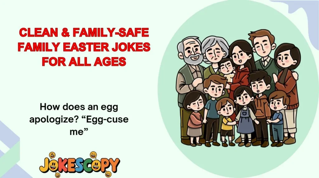 Clean & Family-Safe Family Easter Jokes for All Ages