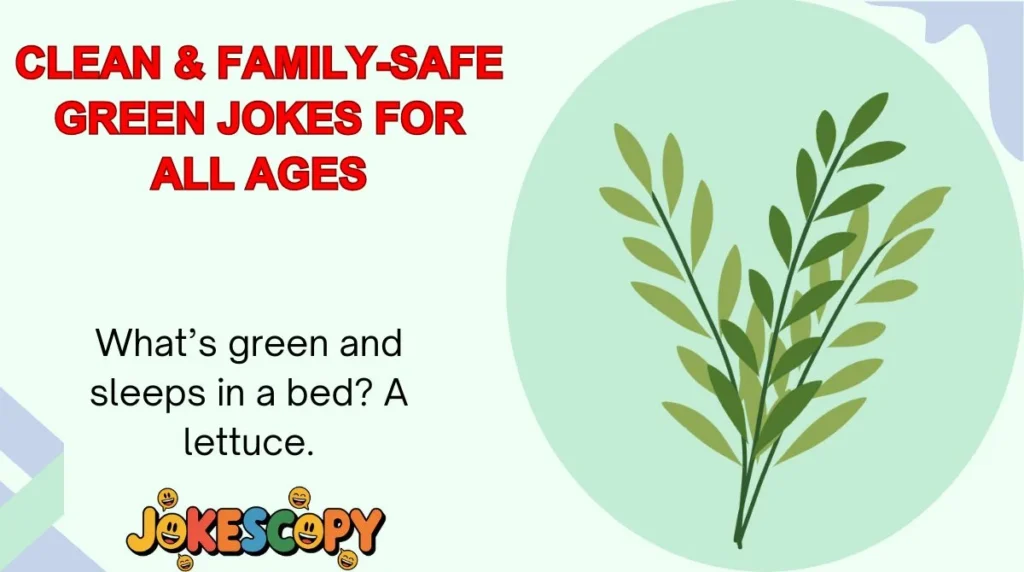 Clean & Family-Safe Green Jokes for All Ages