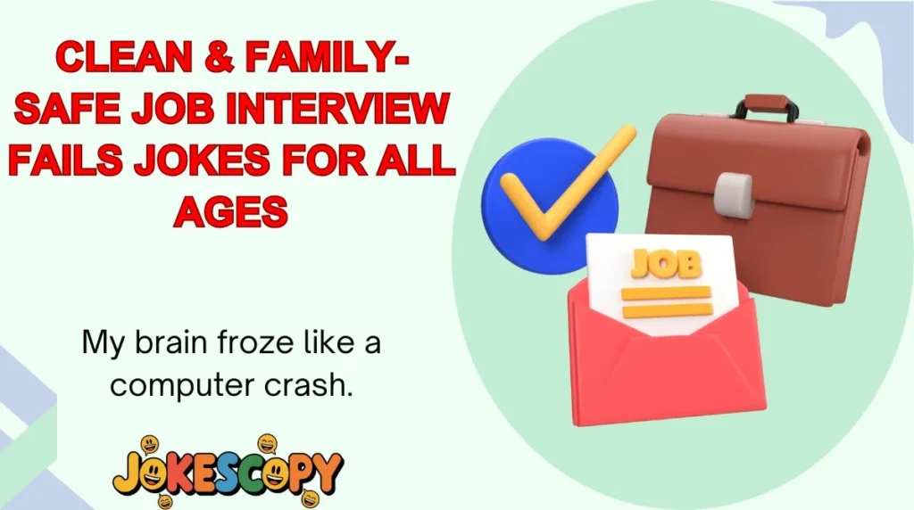 Clean & Family-Safe Job Interview Fails Jokes for All Ages