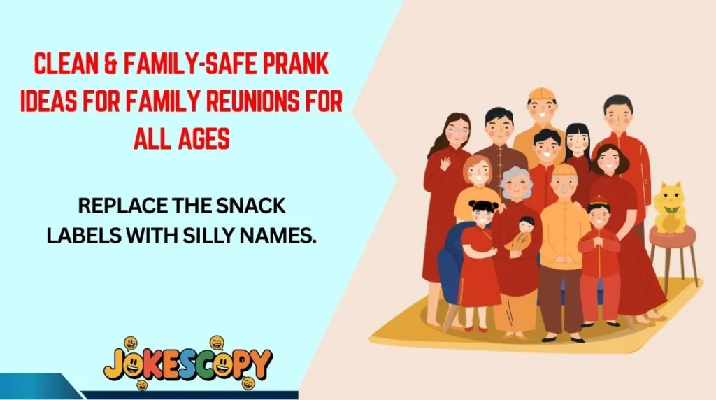 Clean & Family-Safe Prank Ideas for Family Reunions for All Ages