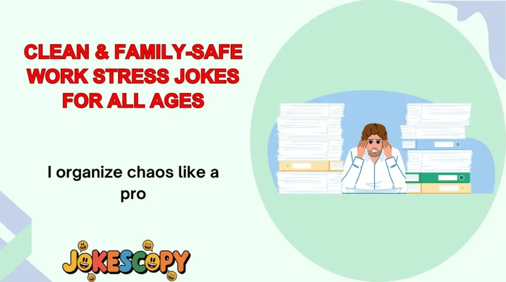 Clean & Family-Safe Work Stress Jokes for All Ages
