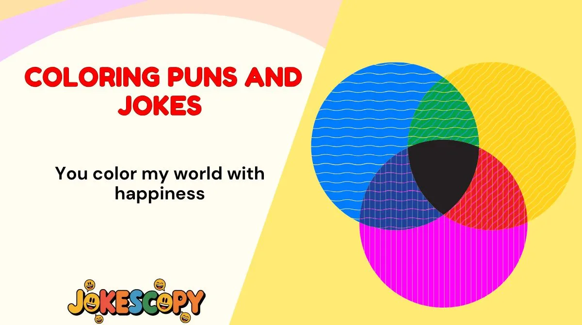 Coloring Puns and Jokes