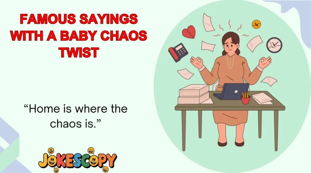 Famous Sayings With a Baby Chaos Twist
