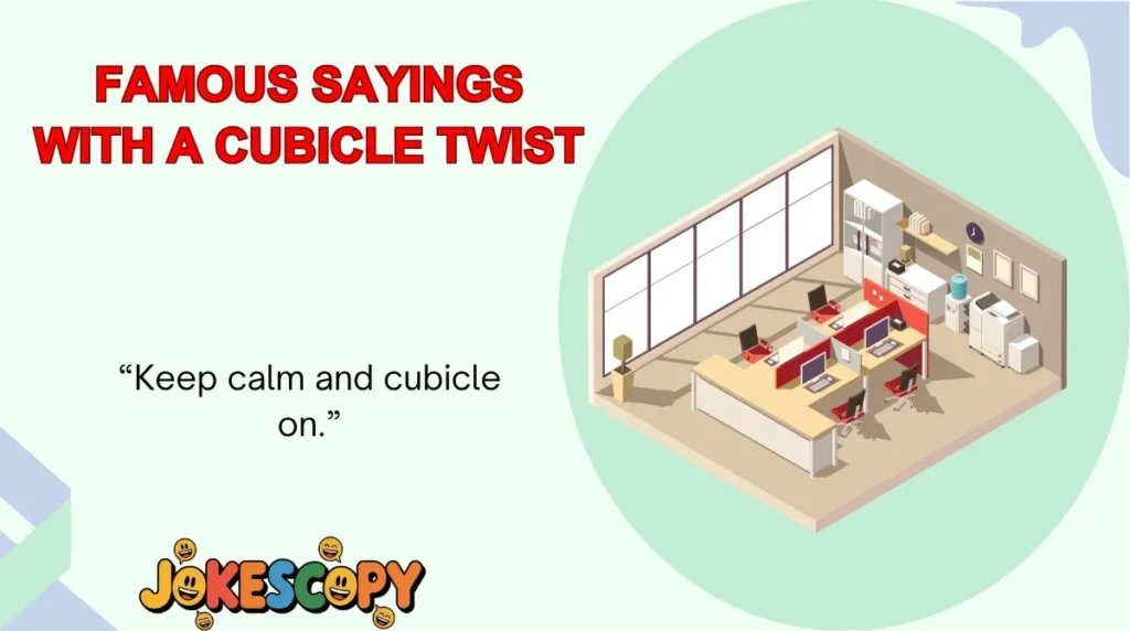 Famous Sayings With a Cubicle Twist
