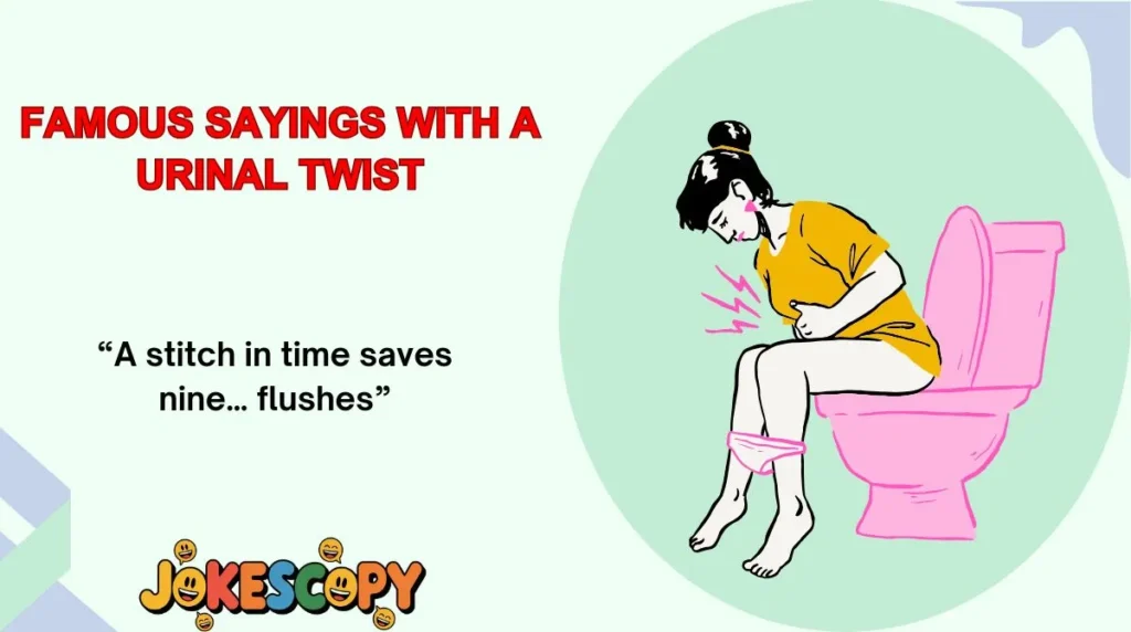 Famous Sayings With a Urinal Twist