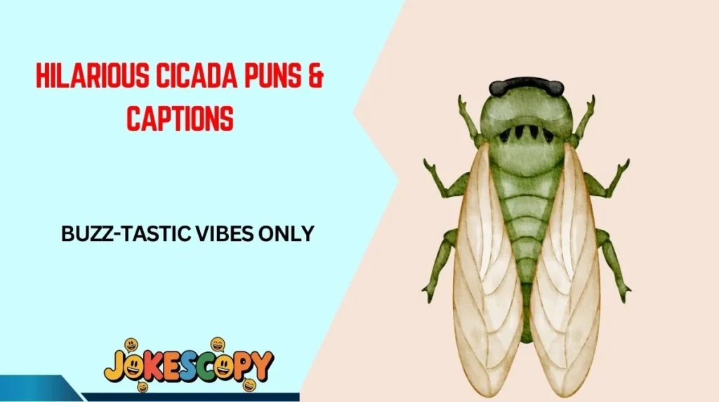 Hilarious Cicada Puns & Captions
