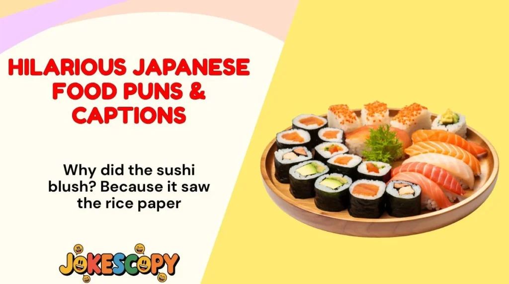 Hilarious Japanese Food Puns & Captions
