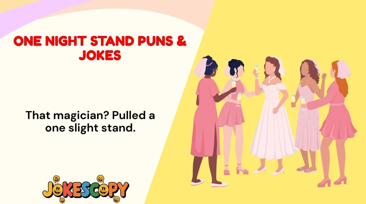 One Night Stand Puns & Jokes