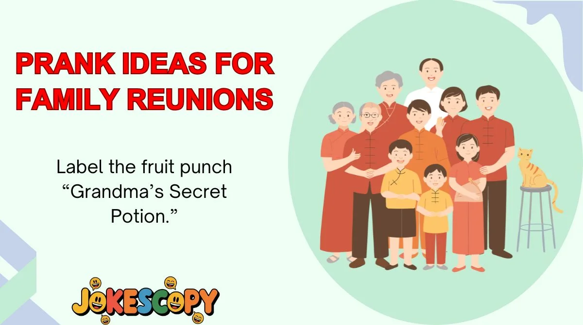 Prank Ideas for Family Reunions