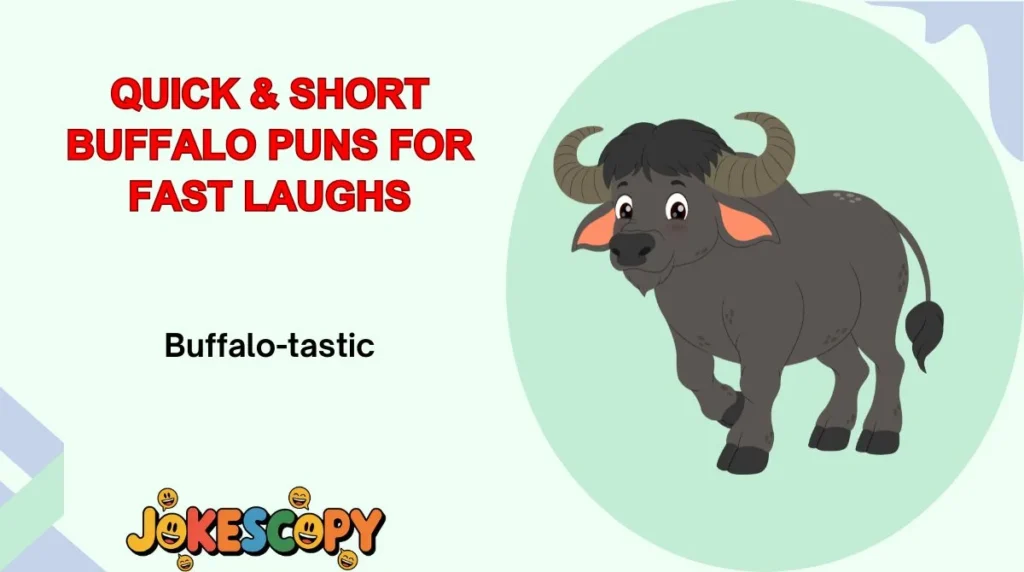 Quick & Short Buffalo Puns for Fast Laughs