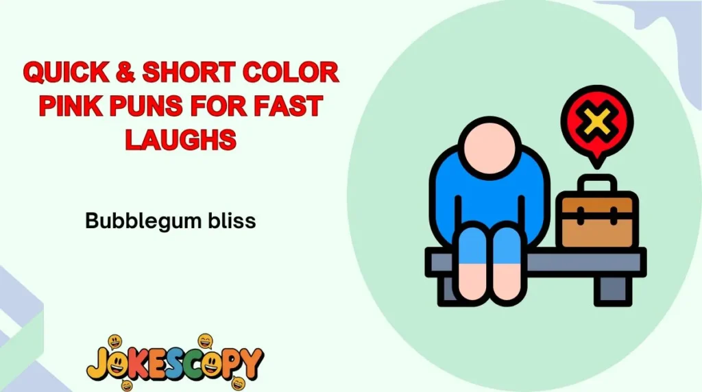 Quick & Short Color Pink Puns for Fast Laughs