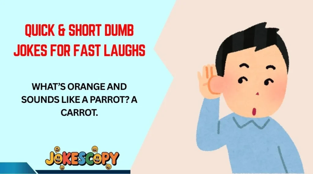 Quick & Short Dumb Jokes for Fast Laughs