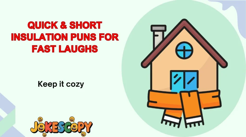 Quick & Short Insulation Puns for Fast Laughs