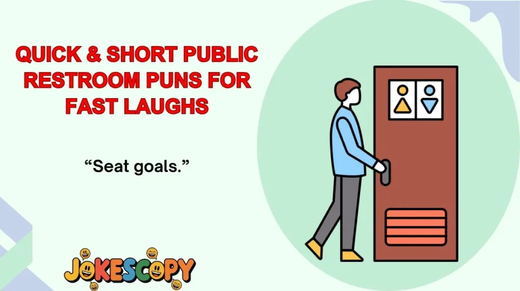 Quick & Short Public Restroom Puns for Fast Laughs