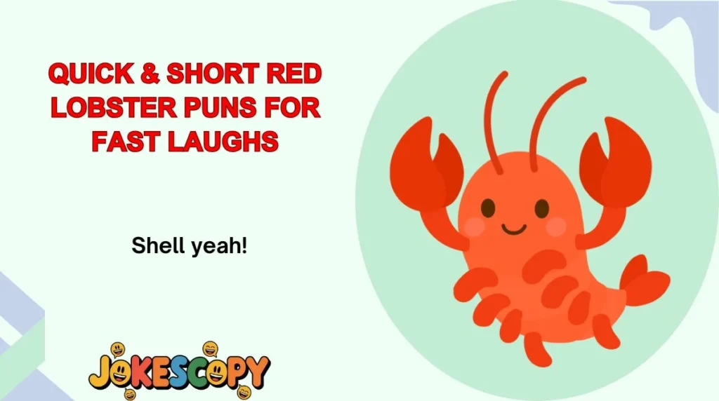 Quick & Short Red Lobster Puns for Fast Laughs