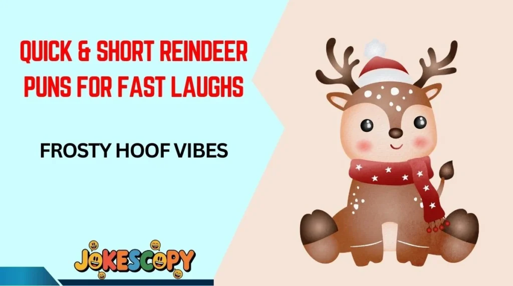 Quick & Short Reindeer Puns for Fast Laughs
