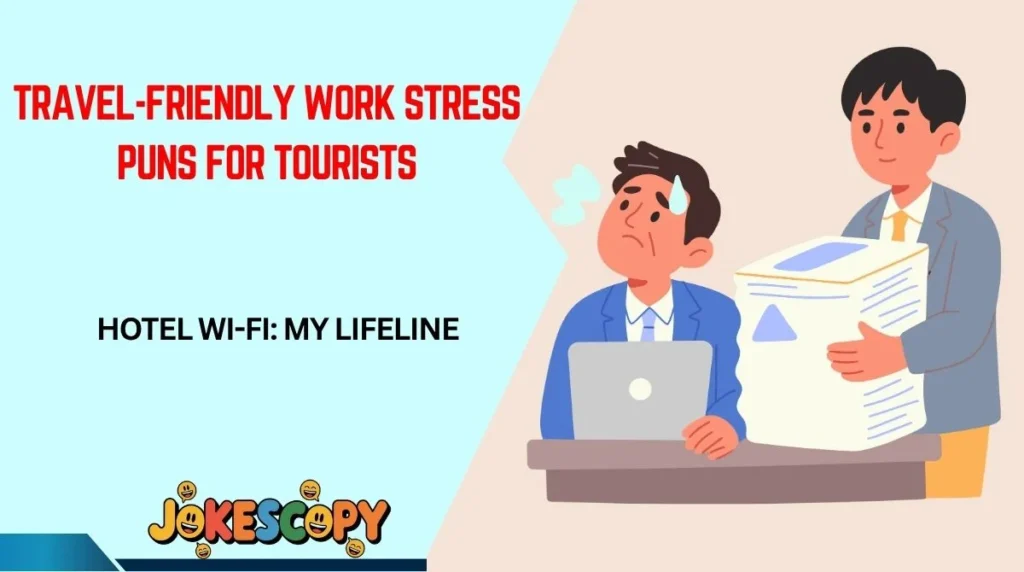 Travel-Friendly Work Stress Puns for Tourists