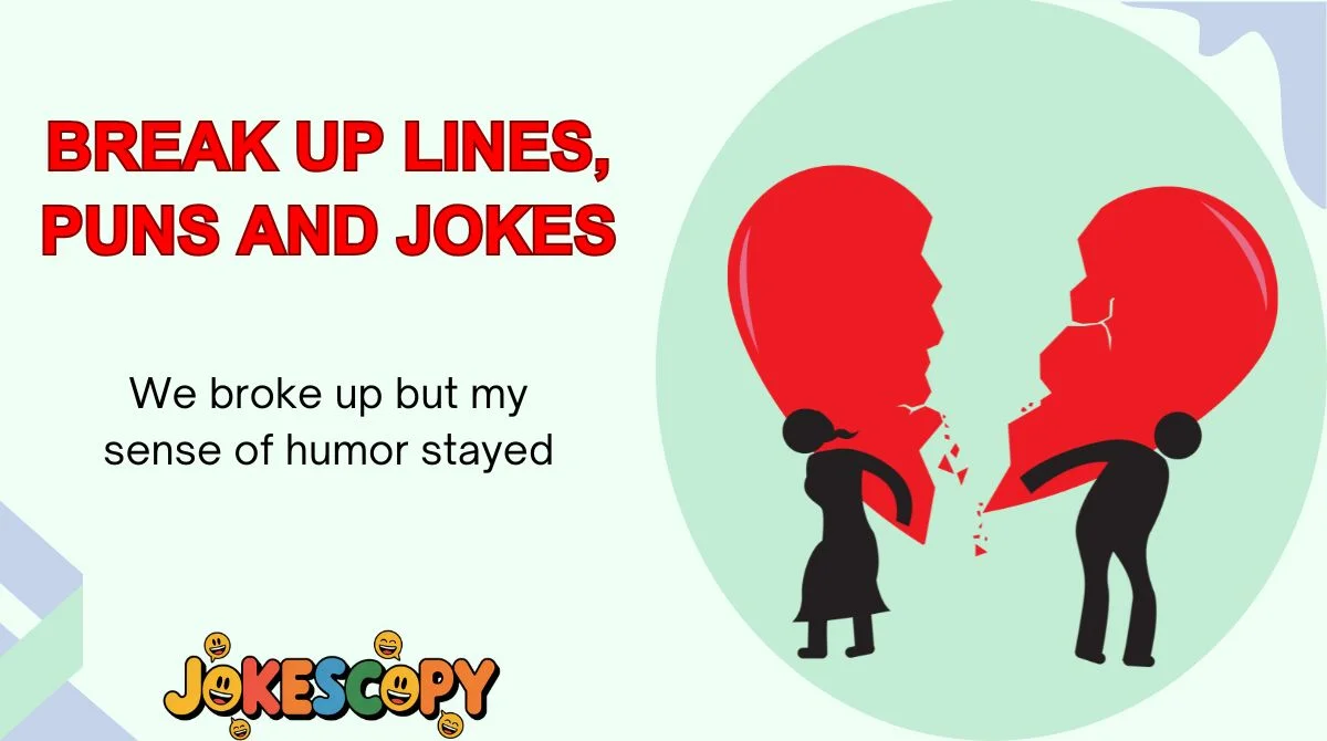Break Up Lines, Puns and Jokes