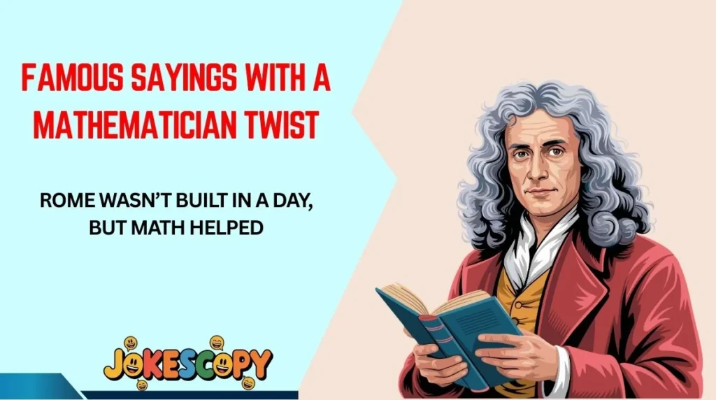 Famous Sayings With a Mathematician Twist