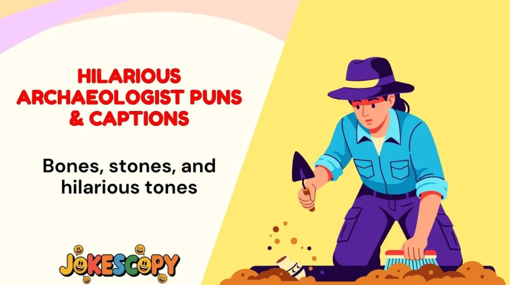 Hilarious Archaeologist Puns & Captions