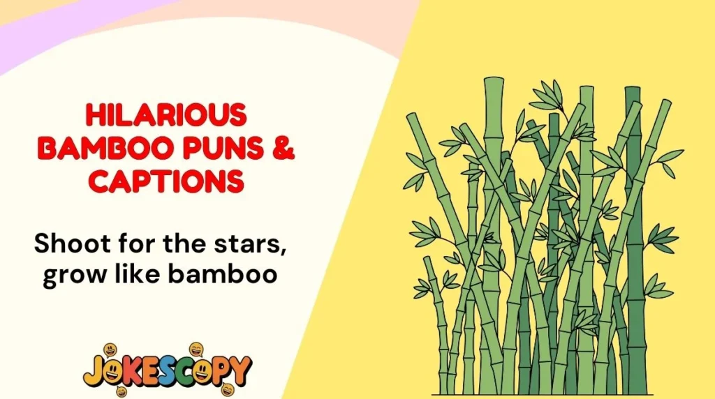 Hilarious Bamboo Puns & Captions