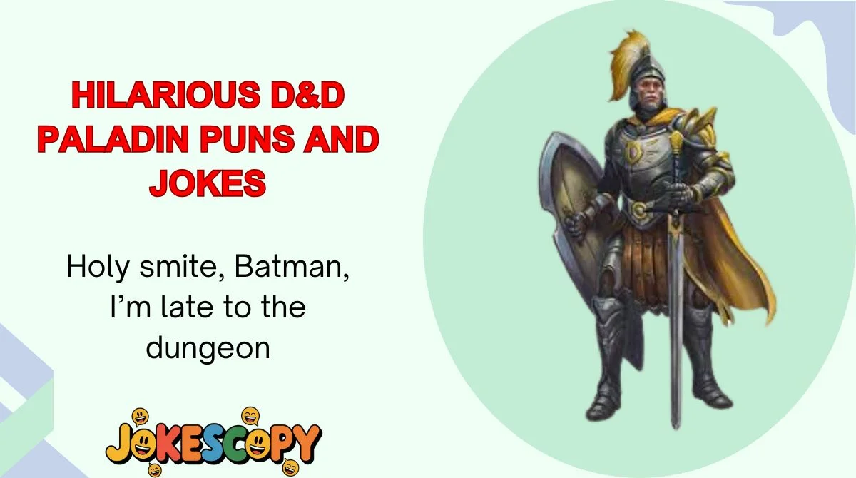Hilarious D&D Paladin Puns and Jokes