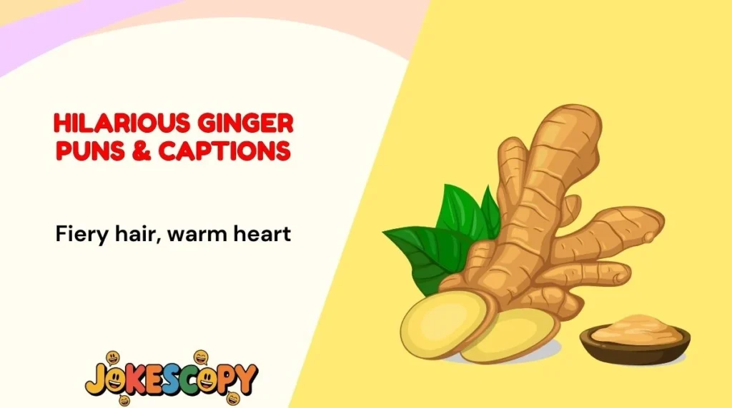 Hilarious Ginger Puns & Captions