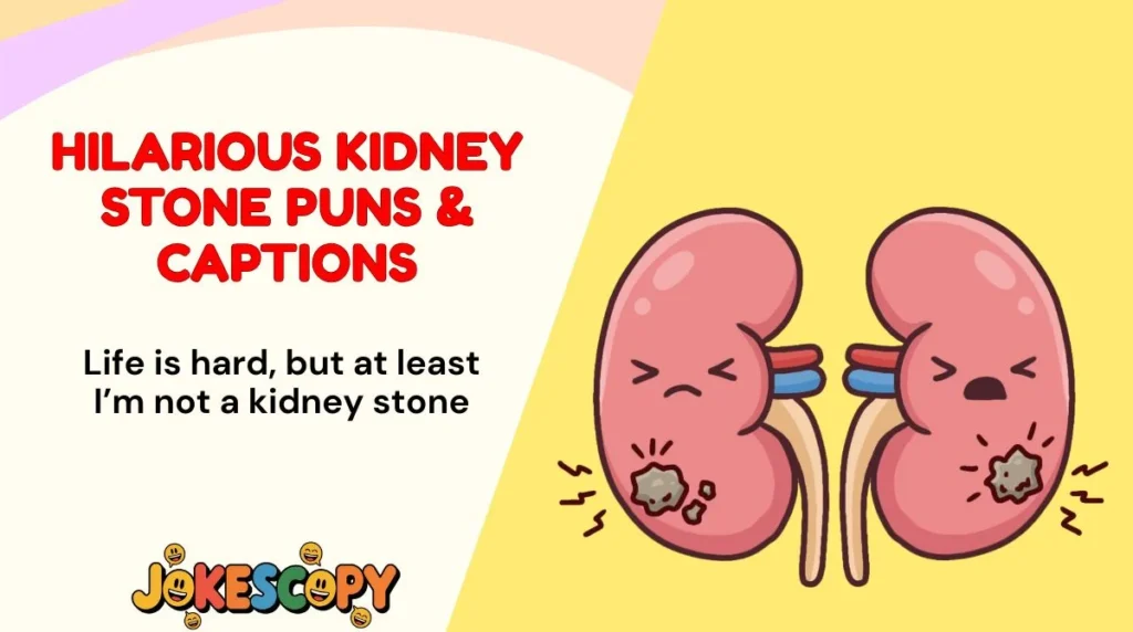 Hilarious Kidney Stone Puns & Captions