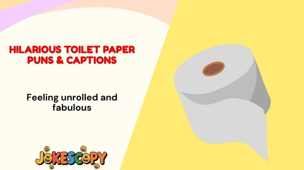Hilarious Toilet Paper Puns & Captions