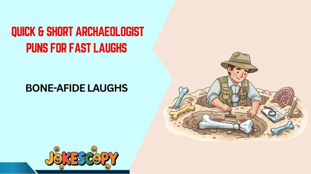 Quick & Short Archaeologist Puns for Fast Laughs