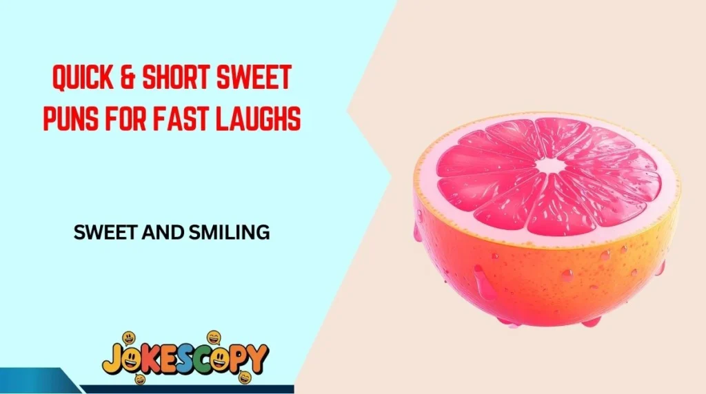 Quick & Short Sweet Puns for Fast Laughs