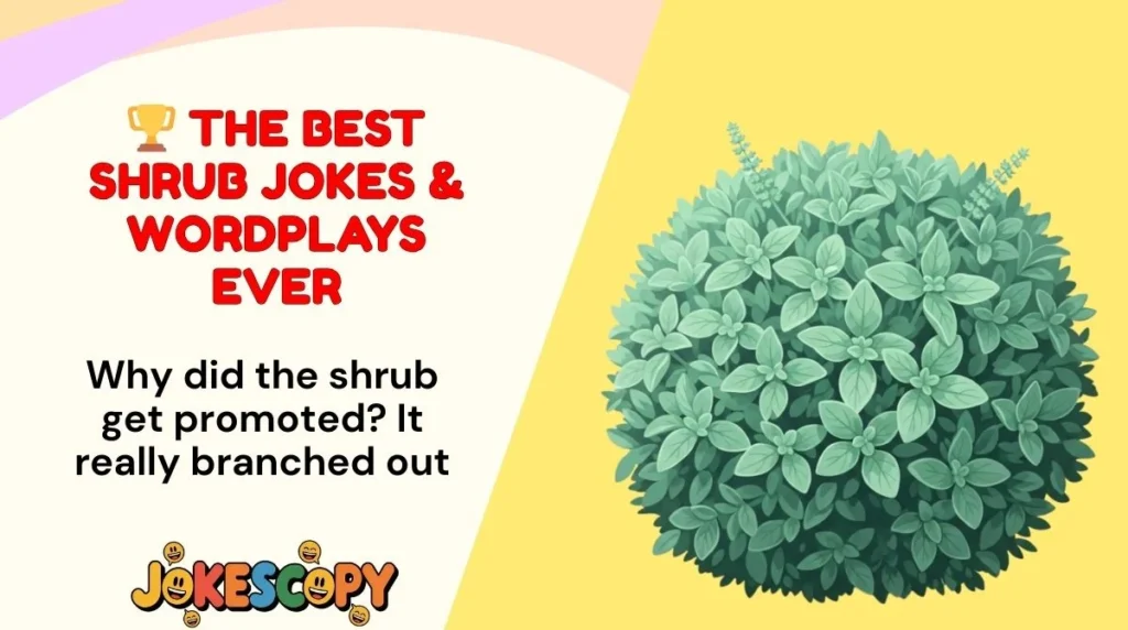 🏆 The Best Shrub Jokes & Wordplays Ever