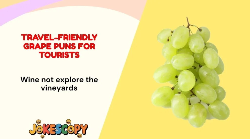 Travel-Friendly Grape Puns for Tourists