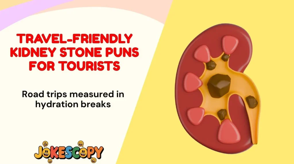 Travel-Friendly Kidney Stone Puns for Tourists