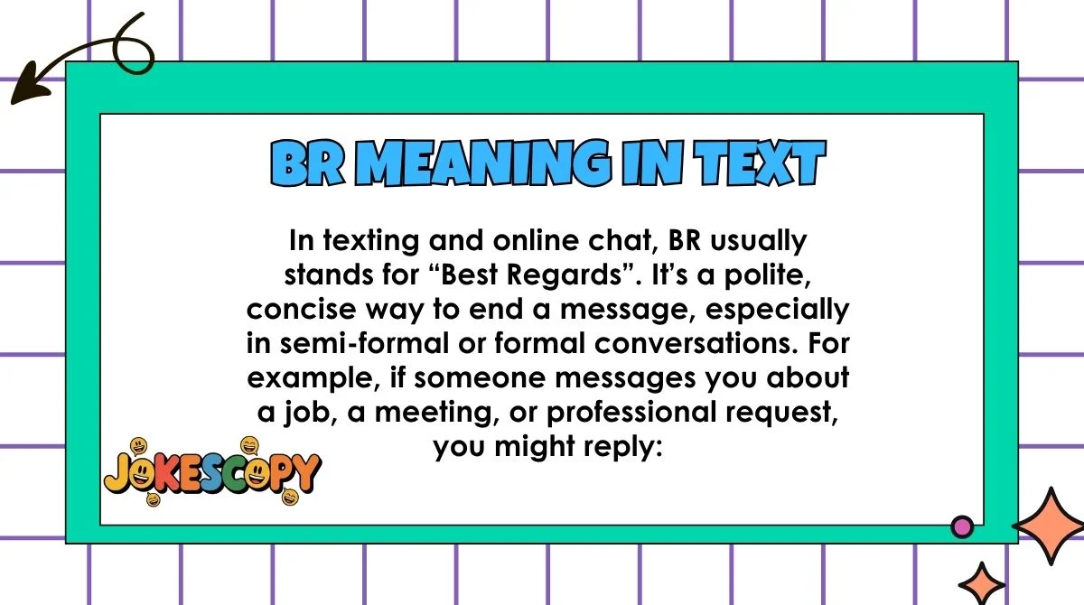 BR Meaning in Text