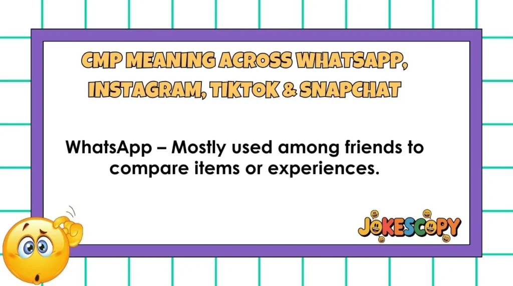 CMP Meaning Across WhatsApp, Instagram, TikTok & Snapchat