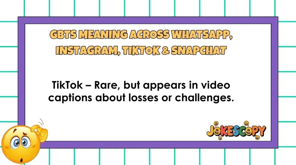 GBTS Meaning Across WhatsApp, Instagram, TikTok & Snapchat