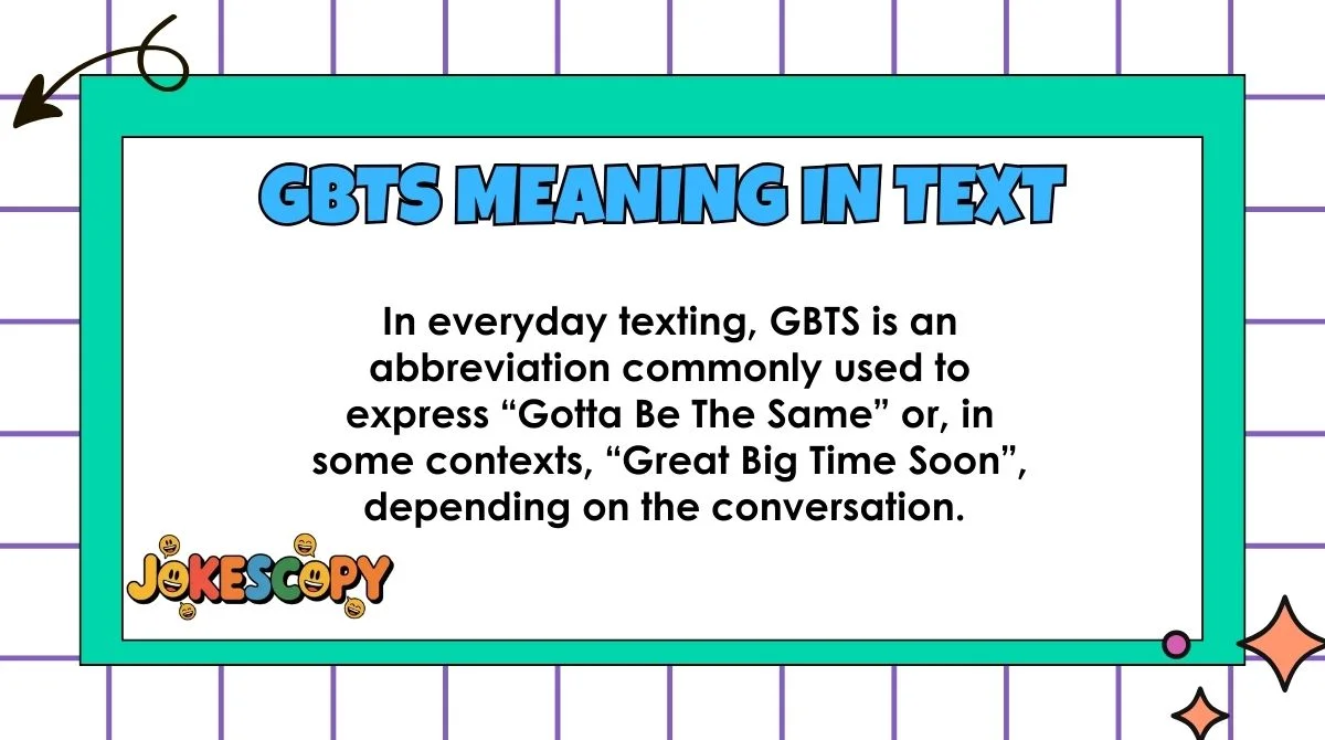 GBTS Meaning in Text
