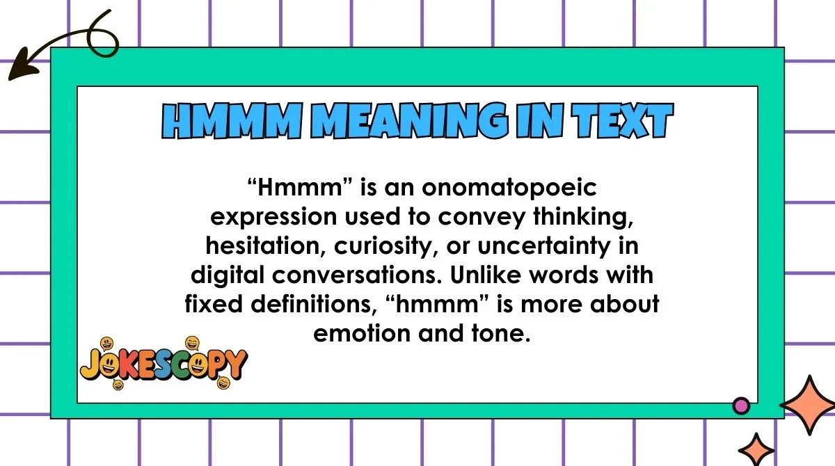 Hmmm Meaning in Text