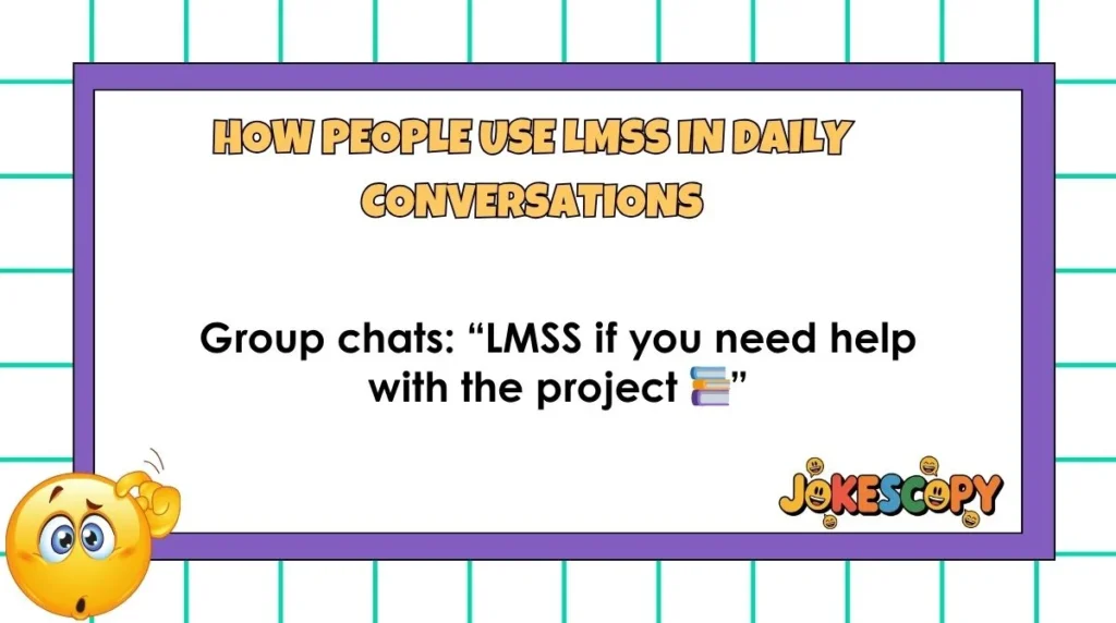 How People Use LMSS in Daily Conversations