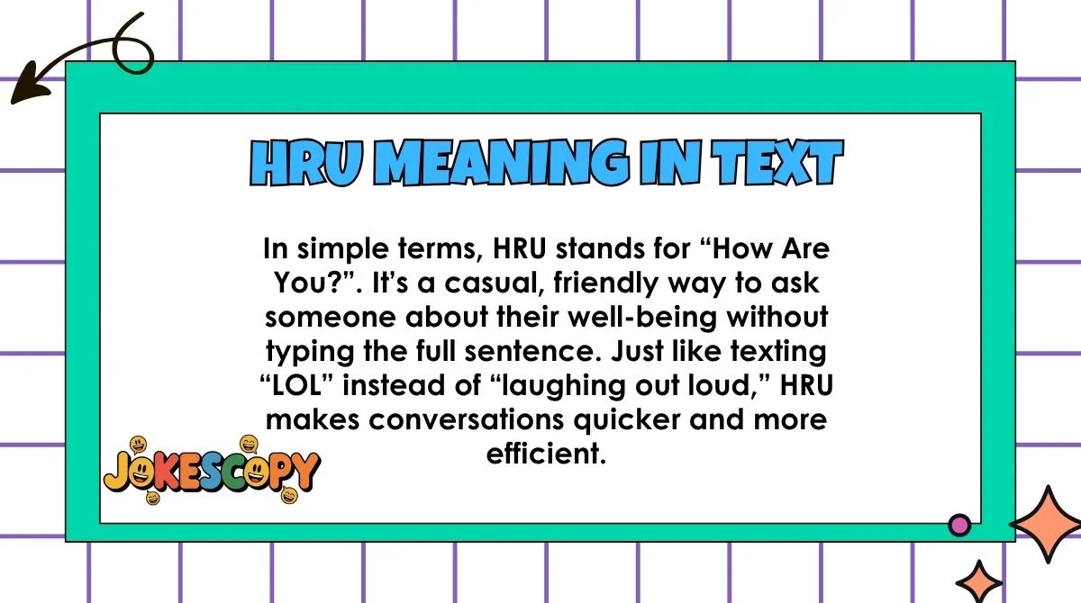 HRU Meaning in Text