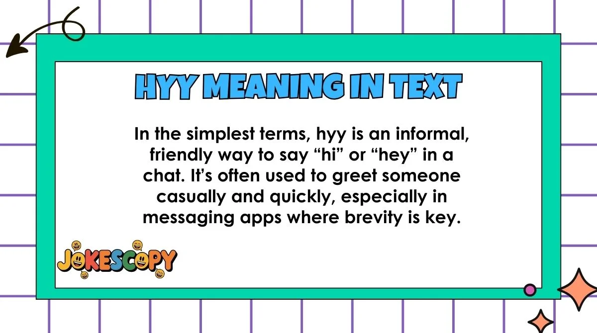 Hyy Meaning in Text