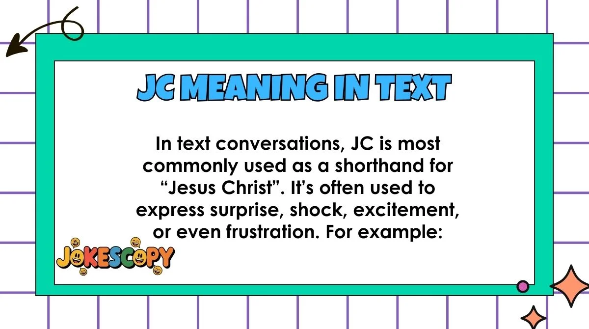 JC Meaning in Text