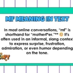 MF Meaning in Text