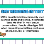 SMT Meaning in Text