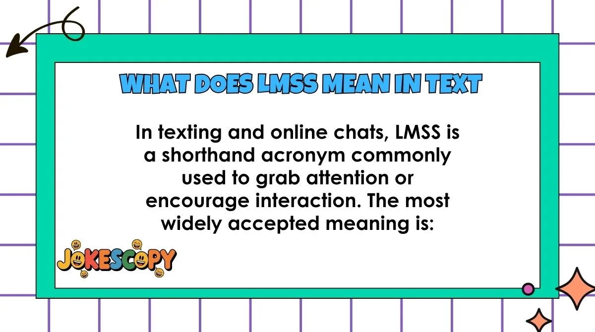 What Does LMSS Mean in Text