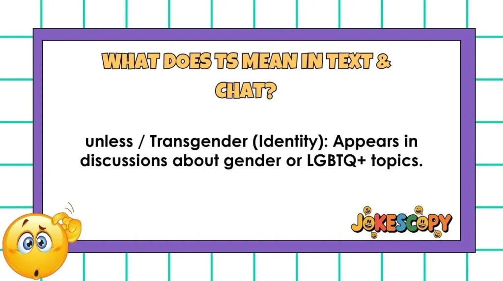 What Does TS Mean in Text & Chat?