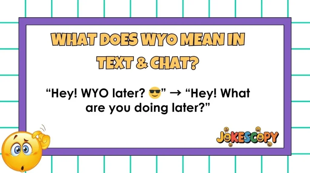 What Does WYO Mean in Text & Chat?